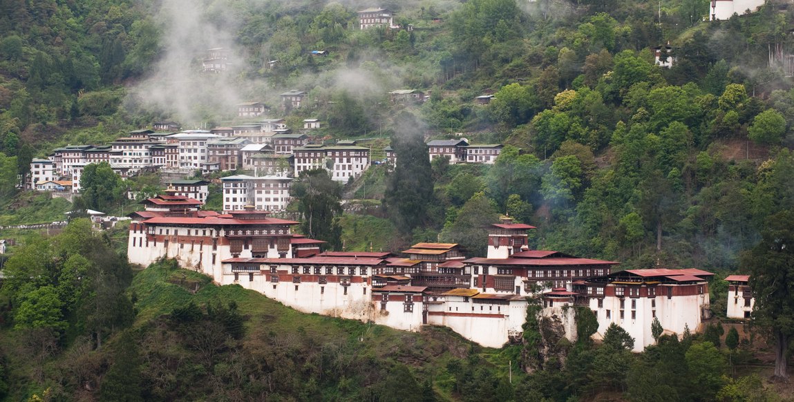 Voyage au Bhoutan et randonnée - Dzong de Trongsa