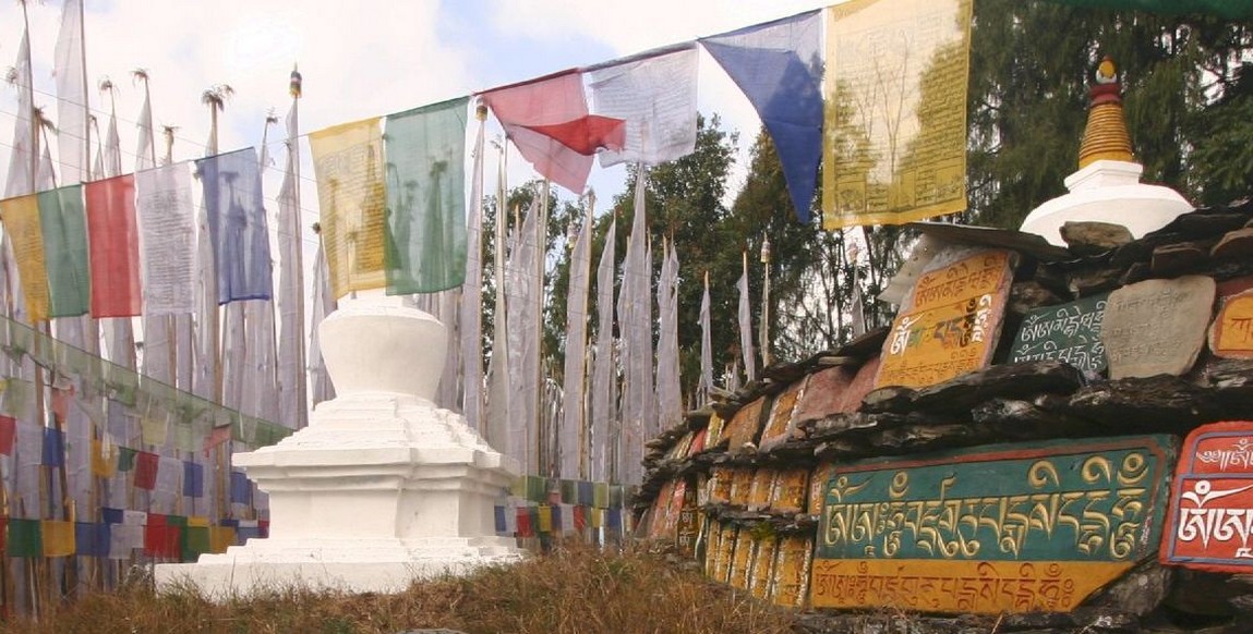 Voyage Sikkim Bhoutan - Drapeaux de prières