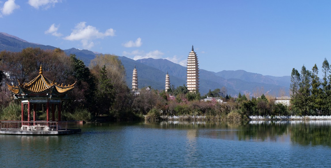 Voyage en Birmanie et Chine, les 3 pagodes à Dali