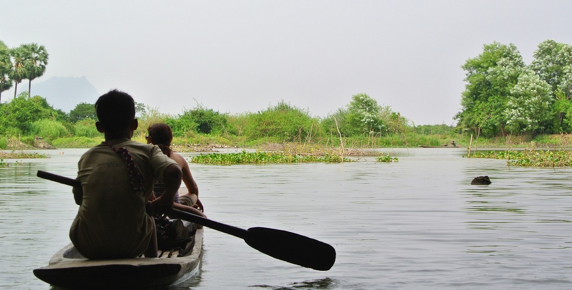 Voyage en Birmanie le grand tour, bateau à Hpa An