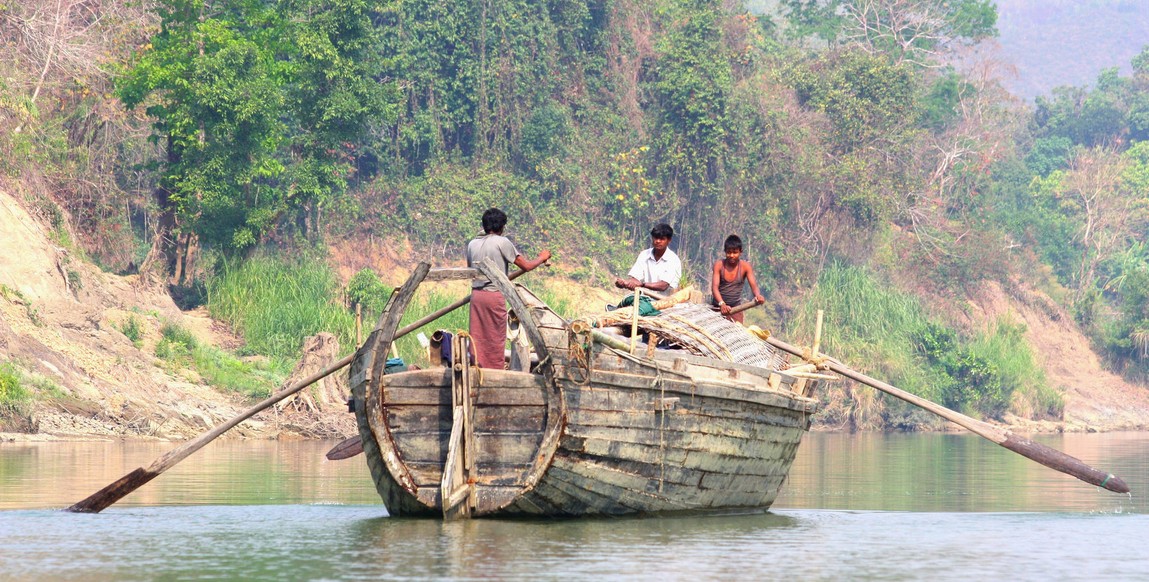 Voyage trek en Birmanie - rivière de l'état Shin