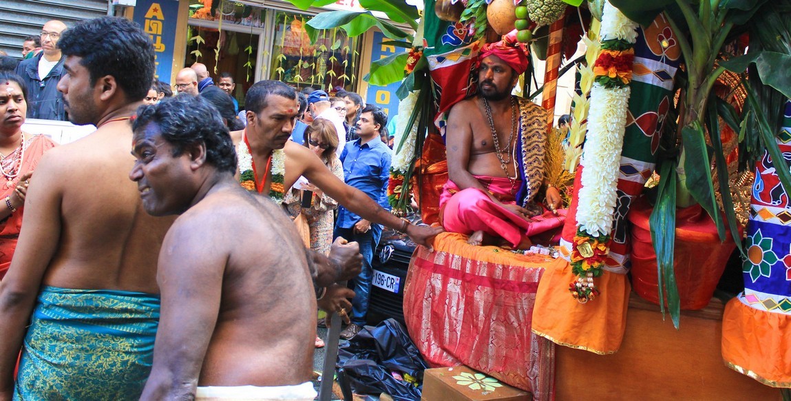 Voyage au Kérala, éléphant au temple de Madurai