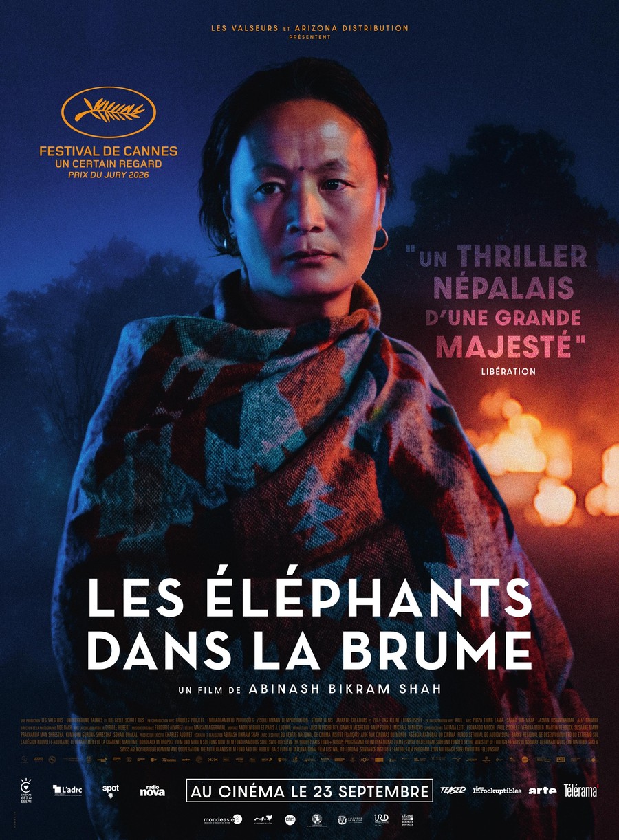 Affiche du film Les Éléphants dans la brume, prix du Jury Un Certain Regard - Festival de Cannes
