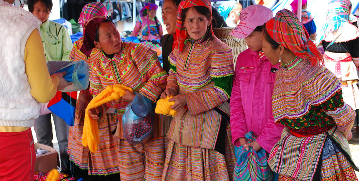 Voyage au nord du Vietnam, le marché de Bac Ha