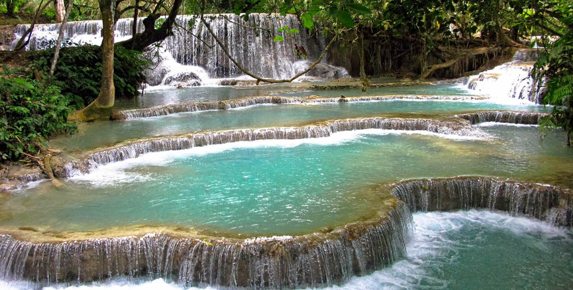 Voyage Laos, Luang Prabang, Chutes de Tad Sea