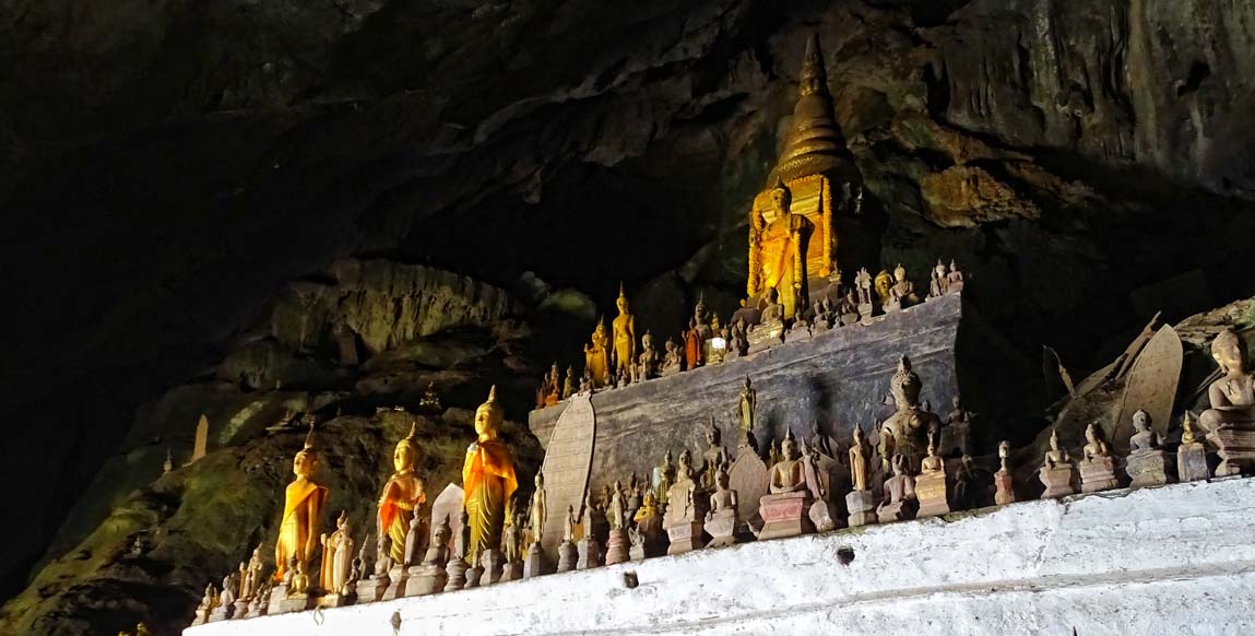 Voyage Laos, grottes de Pak Ou