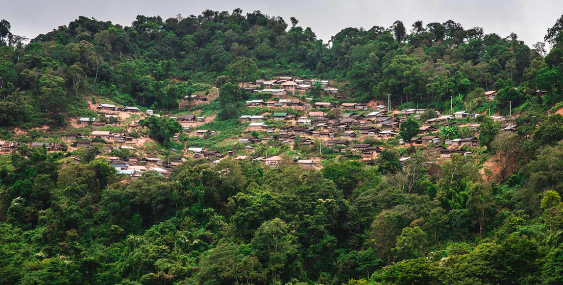 Voyage Laos, Villages autour de Muang La