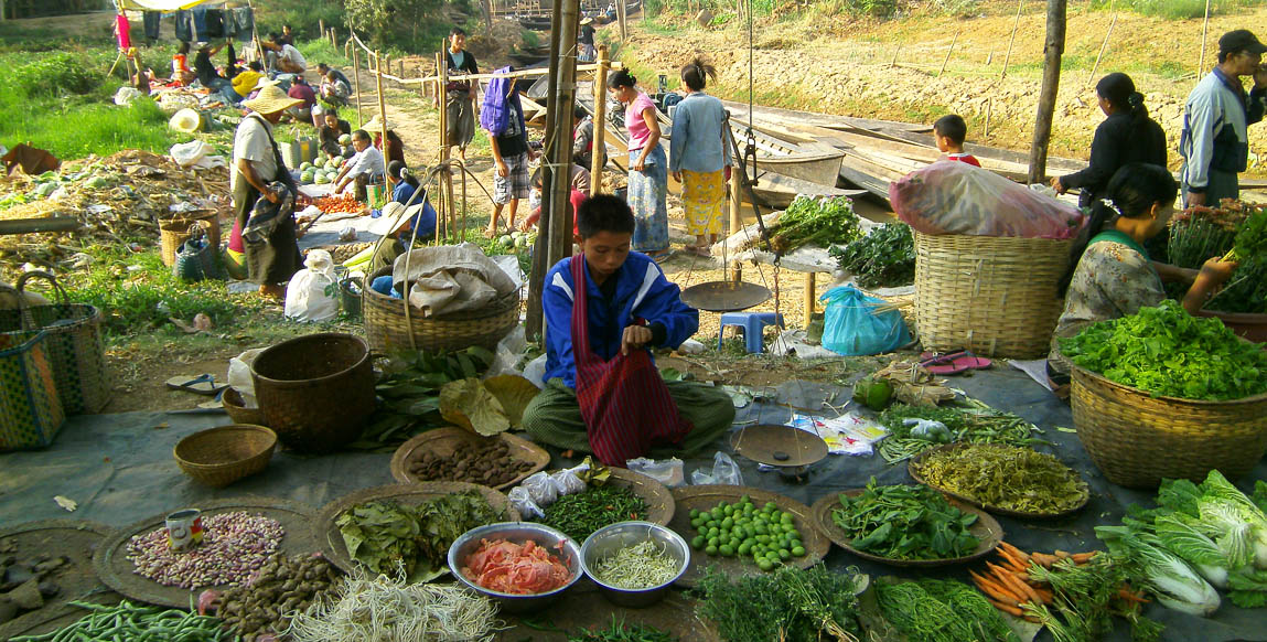 Marchés autour du Lac Inle