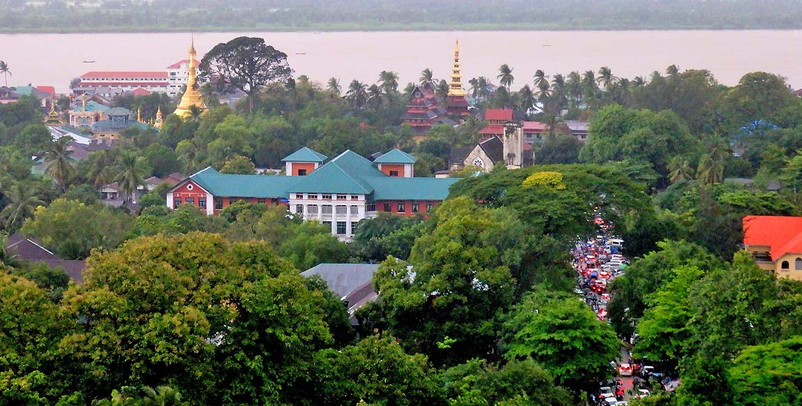 La ville de Moulmein