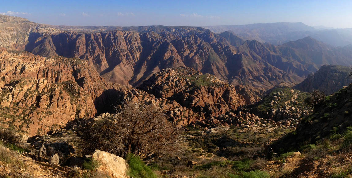 Voyage dans la reserve de biosphere de Dana, paysages