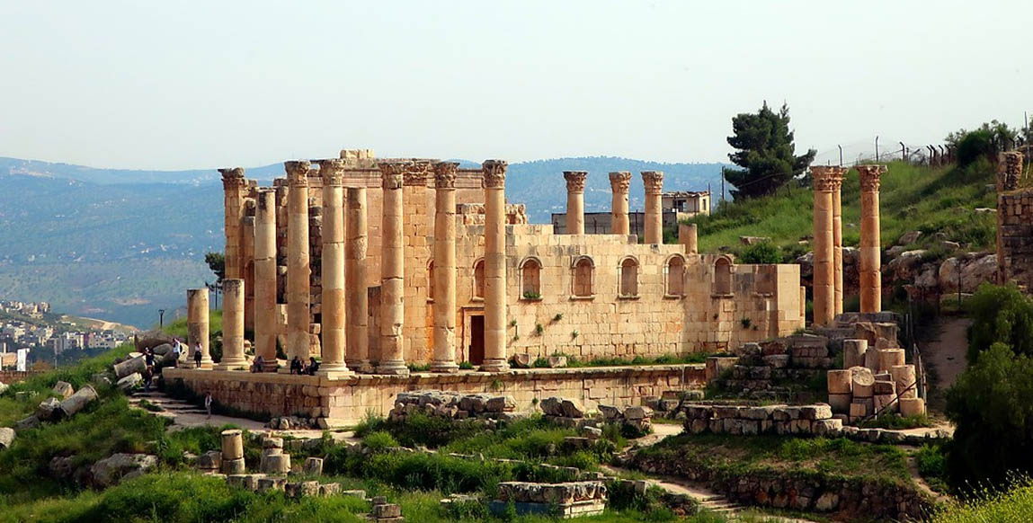 Voyage à Jerash, le temple d'Artémis