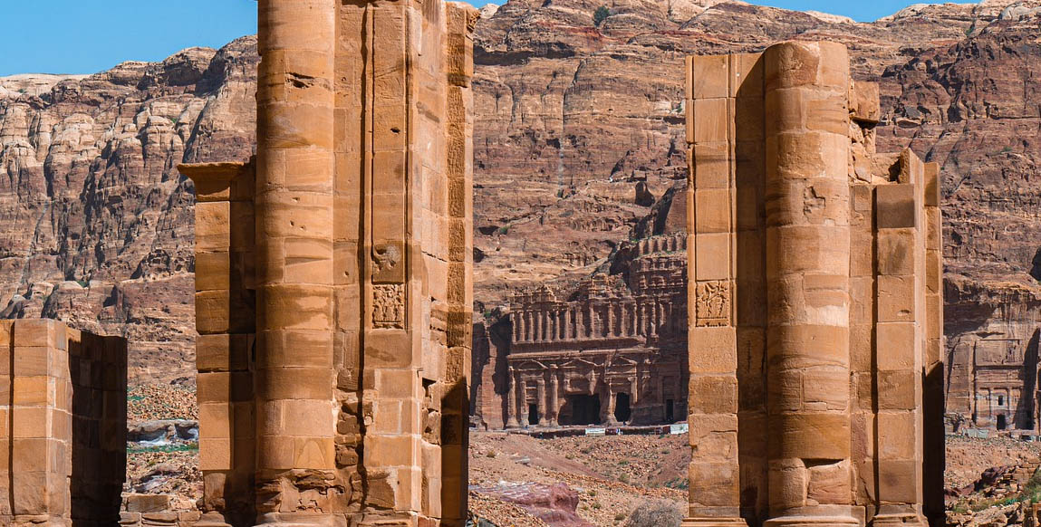 Voyage à Petra, ruines de Petra
