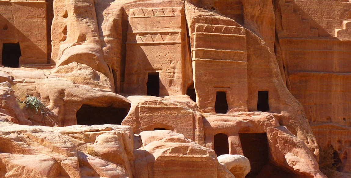 Voyage à Petra, tombes de Petra