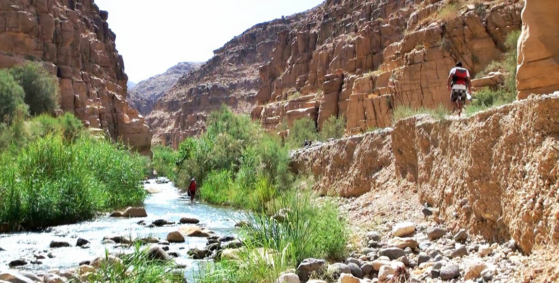 Voyage à Wadi Mujib, sentier rando Malaqi