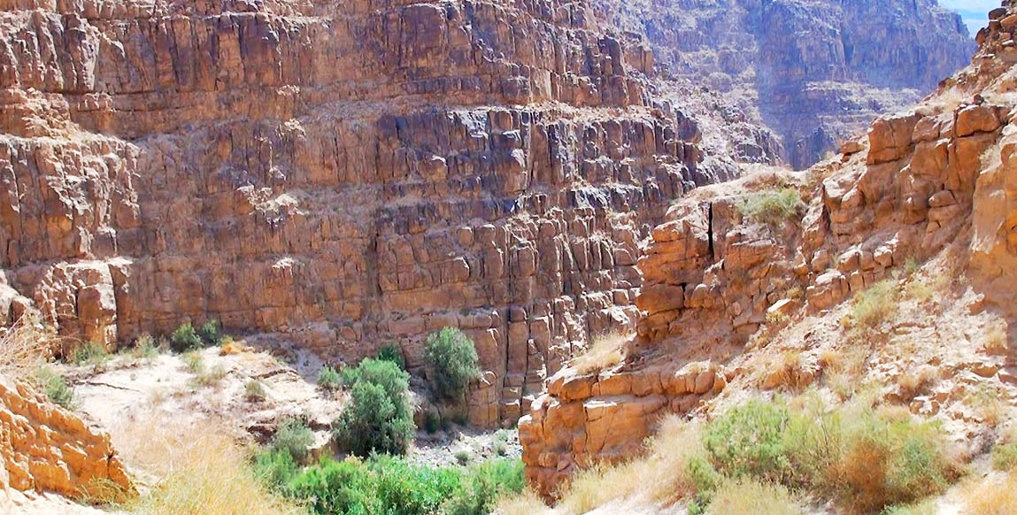 Voyage à Wadi Mujib, Malaqi Trail