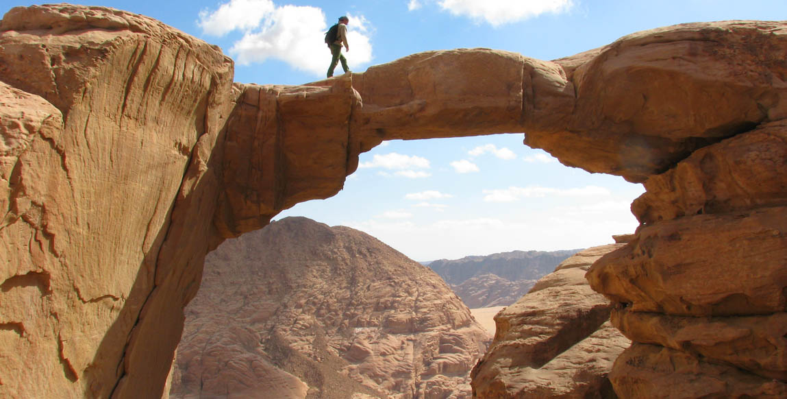 Voyage au Wadi Rum, sommet de l'arche