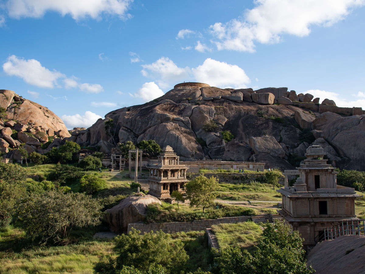 Vue panoramique du fort de Chitradurga