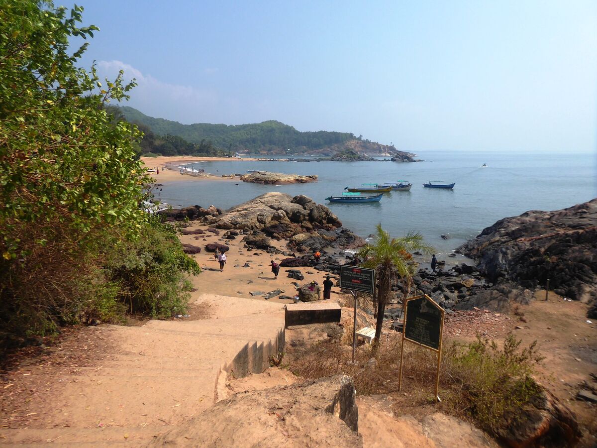Sentier côtier à Gokarna