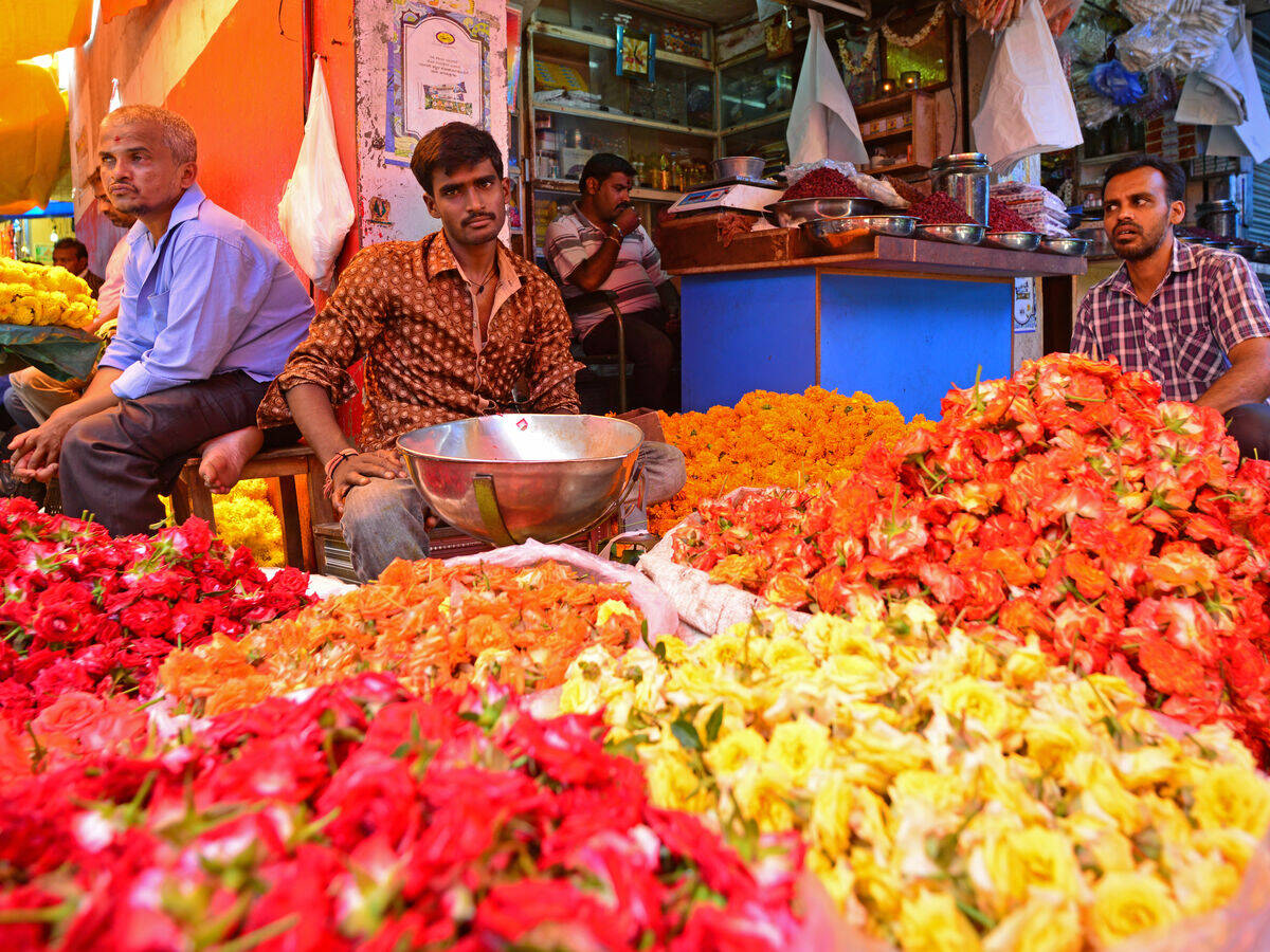Marché aux fleurs de Mysore