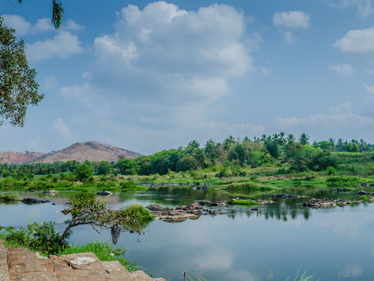 Rivière Cauvery à Srirangapatna