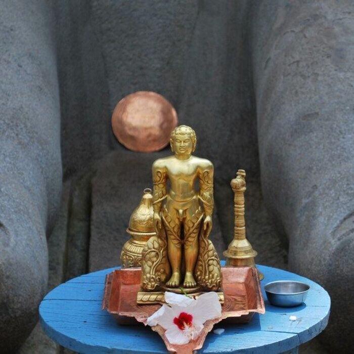 Statue de Bahubali (Gomateshwara), Shravanabelagola, Karnataka