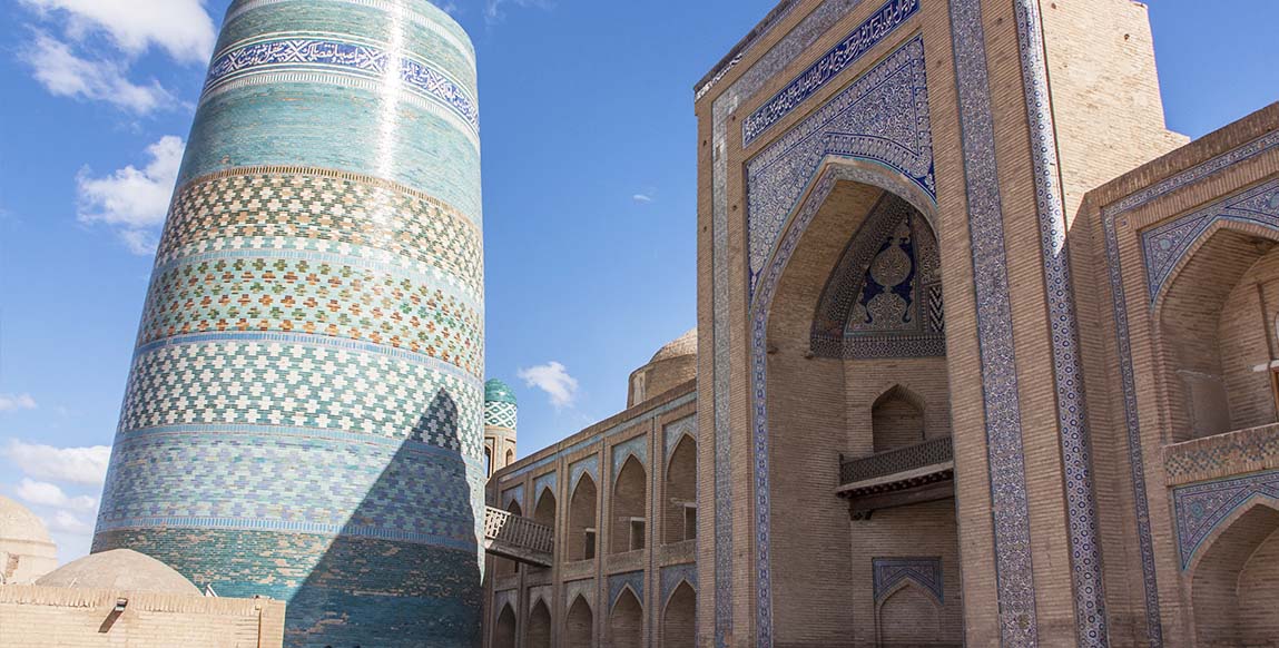 Voyage Khiva, la Médersa Mohammed Amin Khan