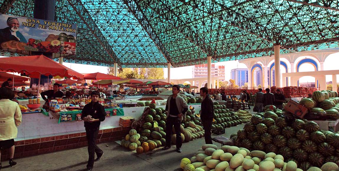 Voyage Tashkent, le Bazar de Chorsu