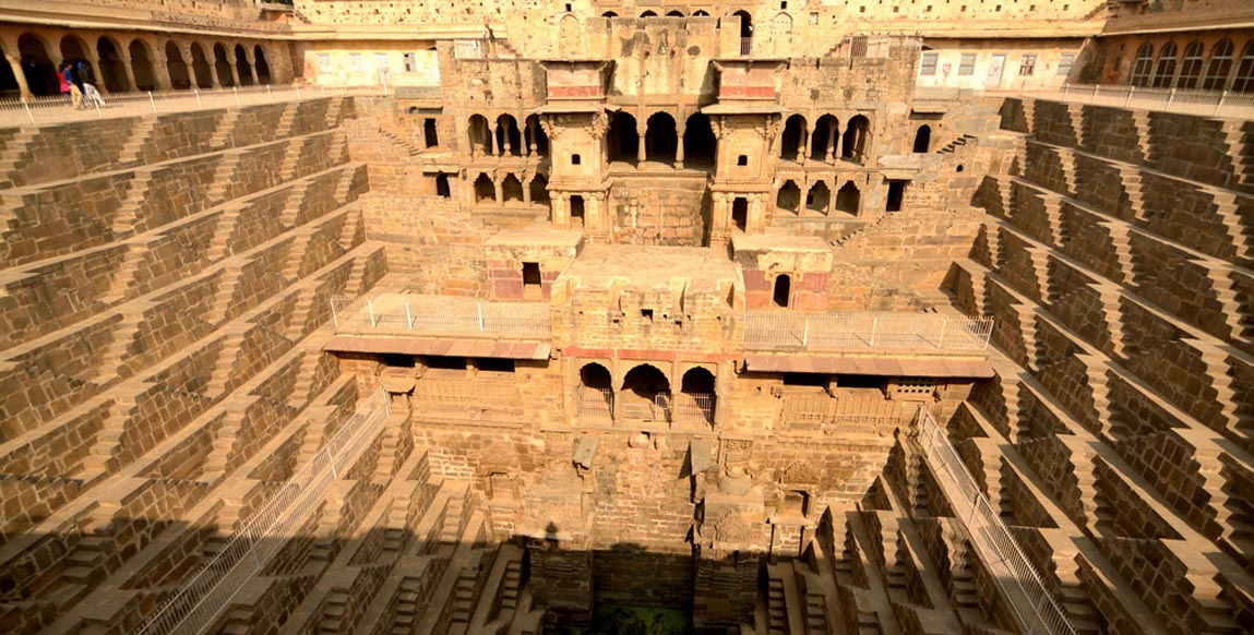 Le puit Chand Baori à Jaipur