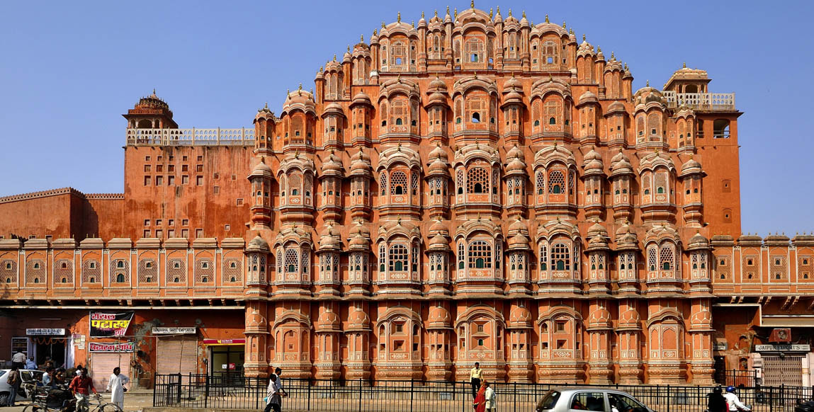 facade du palais des vents à Jaipur