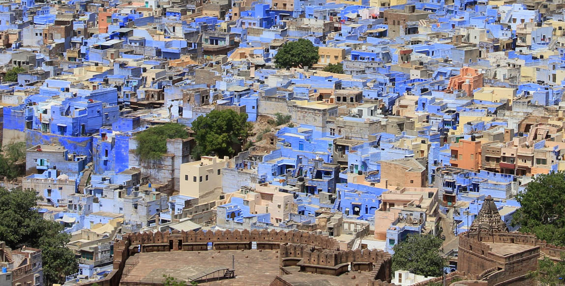 La vieille ville bleue de Jodhpur