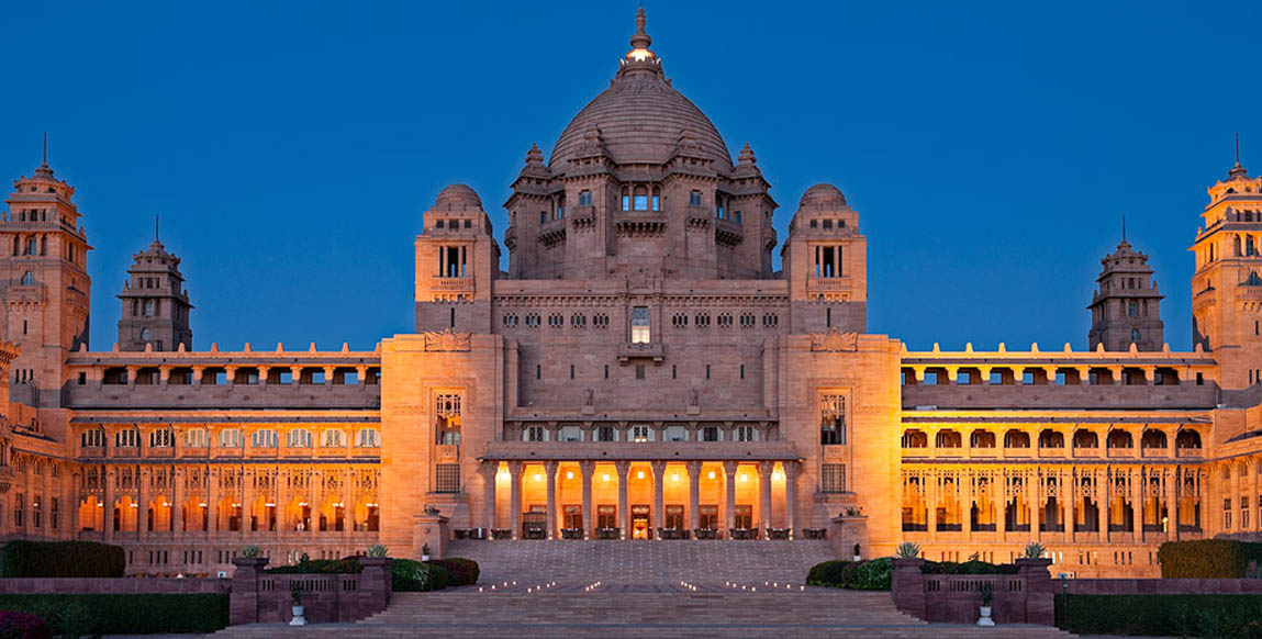 Le palais d'Umaid Bhawan à Jodhpur