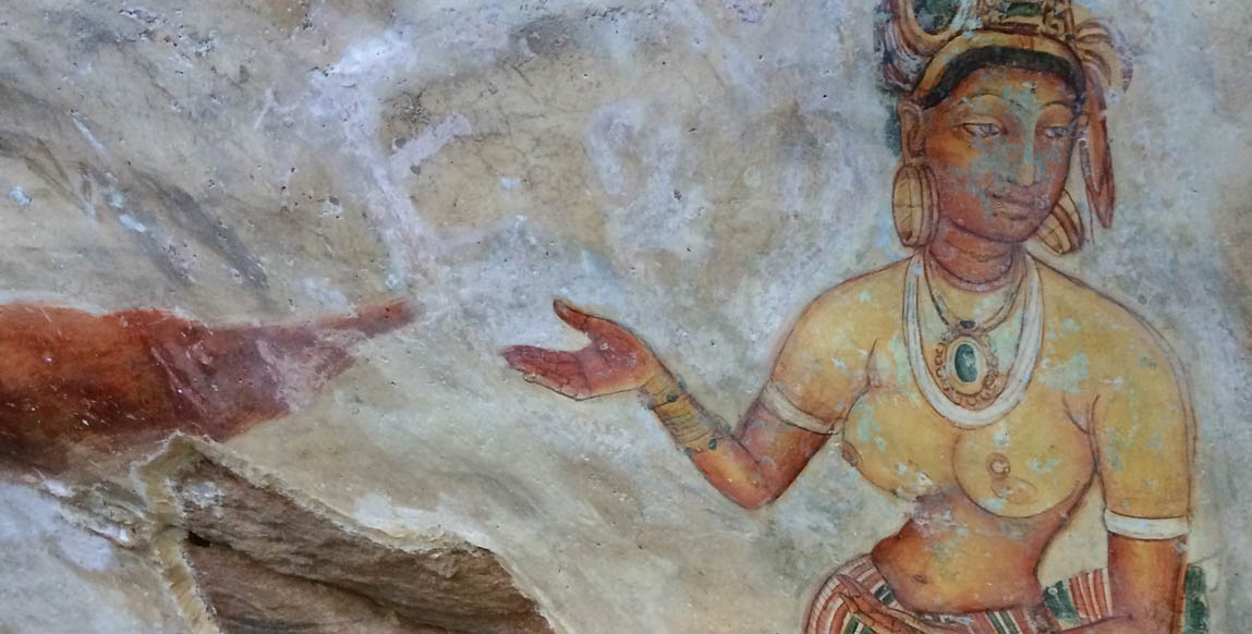 Voyage à Sigiriya : peintures rupestres