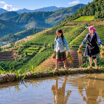 Les plus belles rizières en terrasses d'Asie