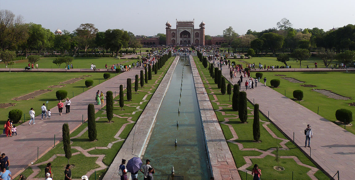 taj mahal jardin