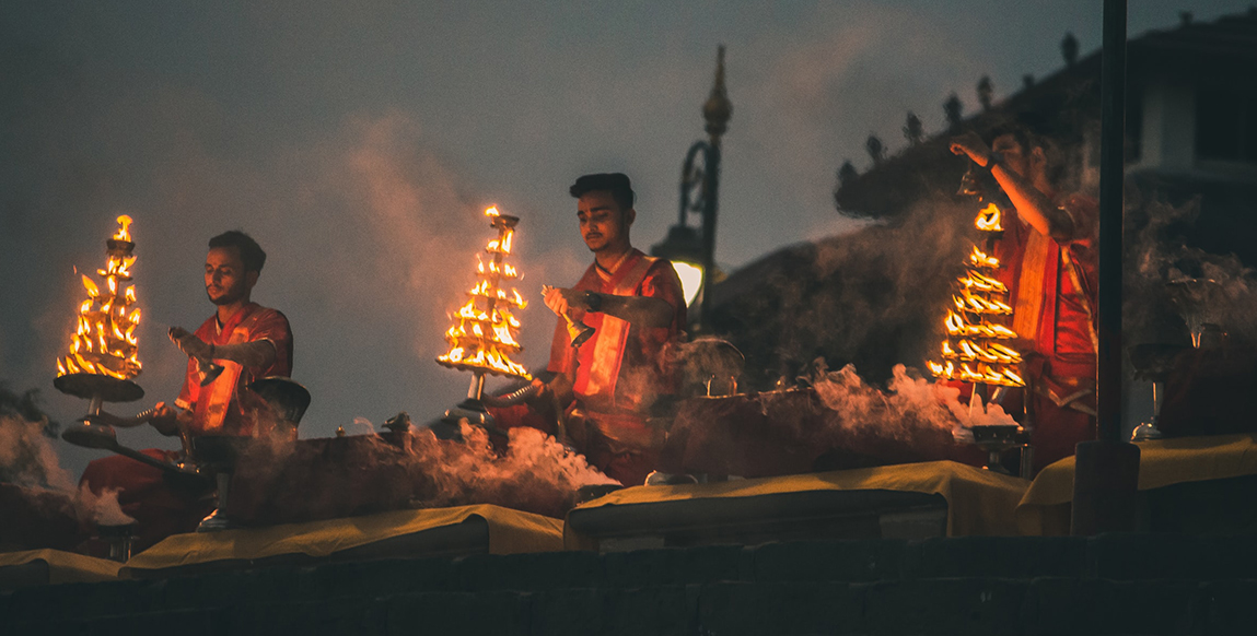 Cérémonie de la Ganga Aarti