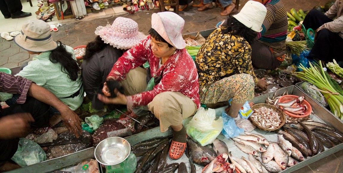 voyage au Cambodge Angkor et plages - Marché de Siem Reap