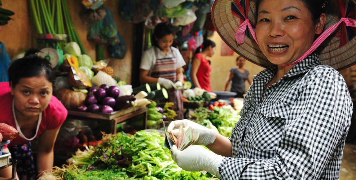 voyage Vietnam et Cambodge - Marché à Hanoi