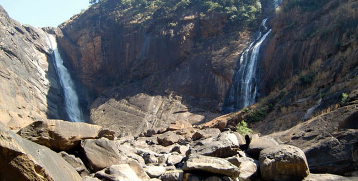 voyage en Orissa, cascades près de Jeypore