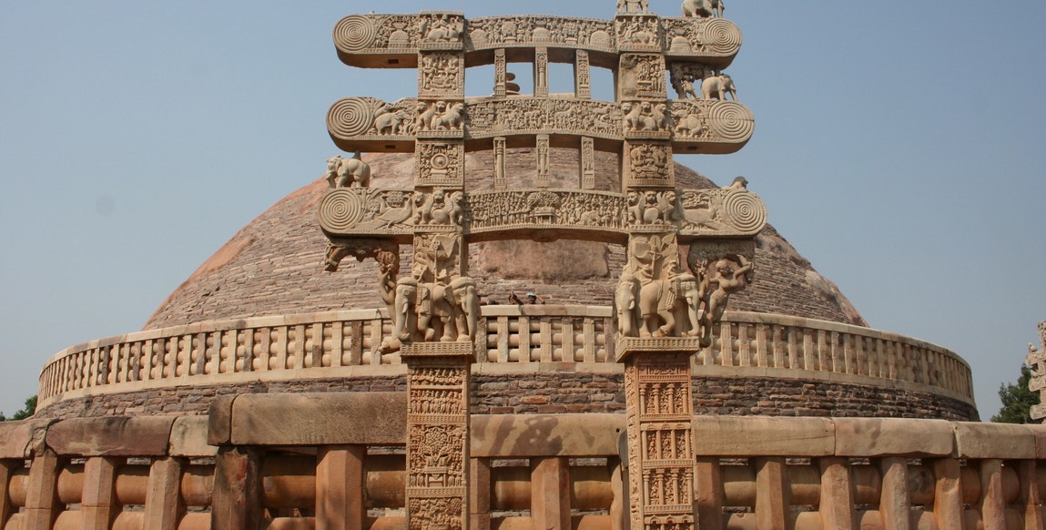 voyage au centre de l'Inde, Stupa de Sanchi