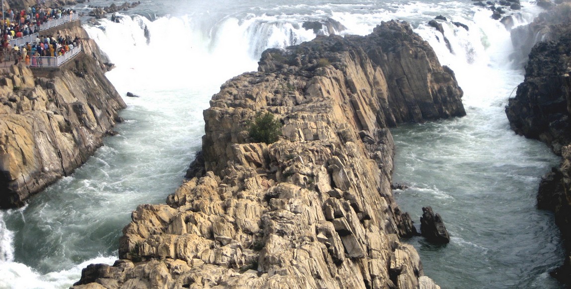 voyage au Madhya Pradesh, Marble rocks à Jabalpur