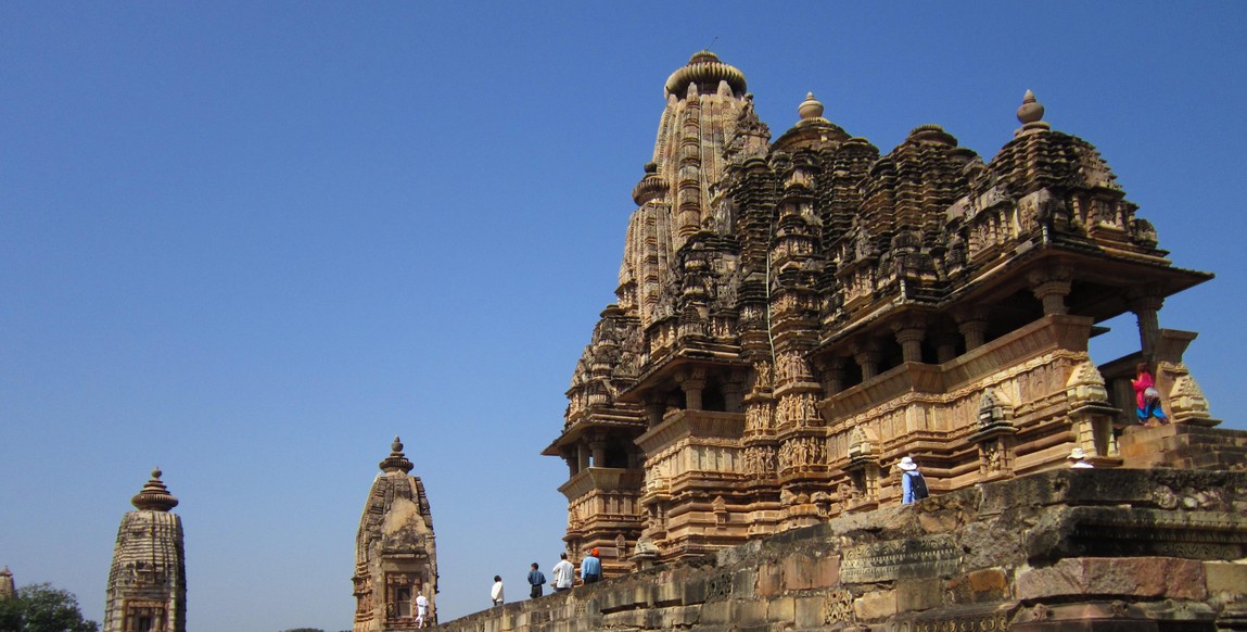 voyage en Inde du nord, temple à Khajuraho