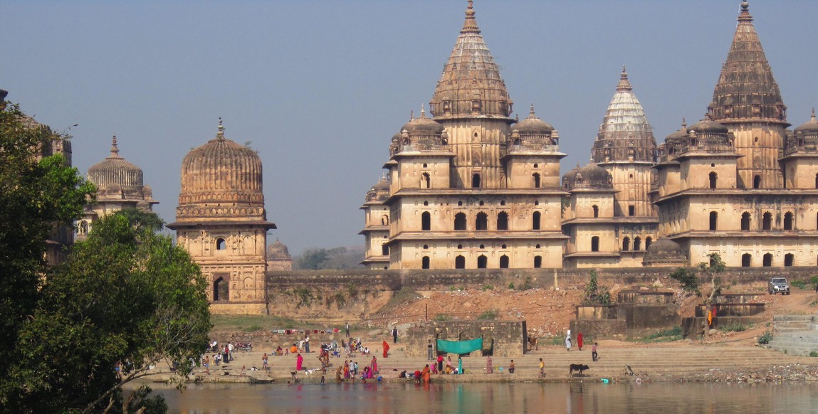 voyage en Inde du nord, Tombeaux à Orchha