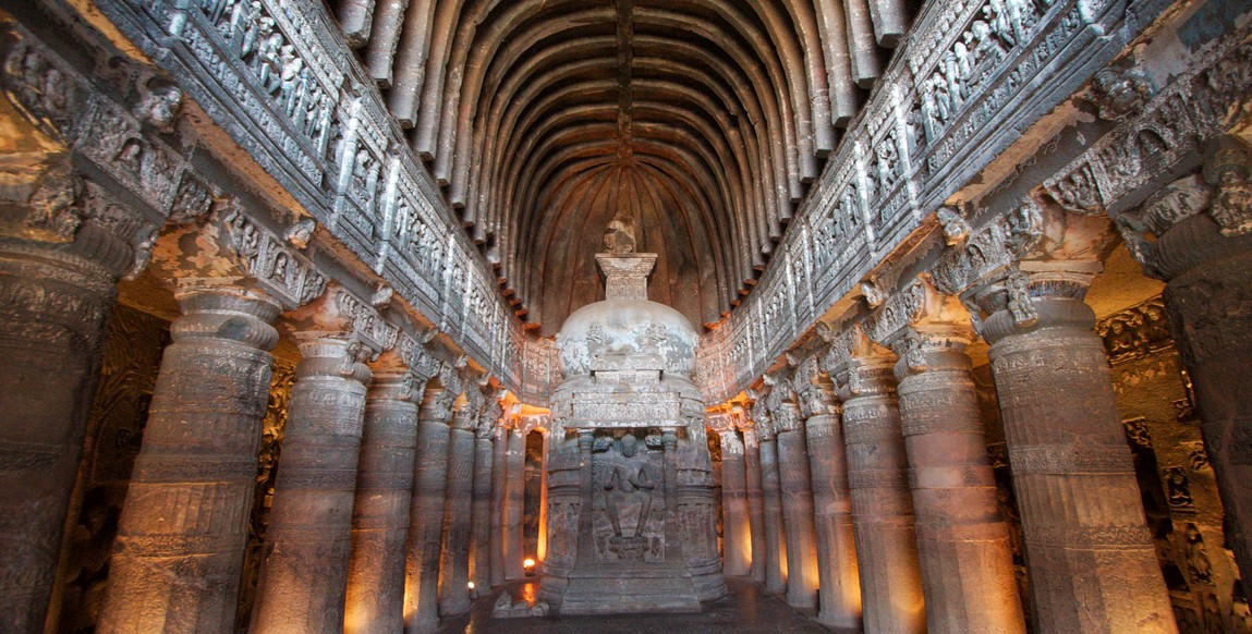 Voyage au Maharashtra, de Mumbai à Goa, grottes d'Ajanta