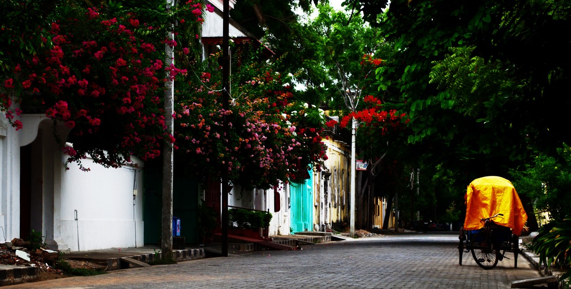 Voyage au Tamil Nadu, Pondichery