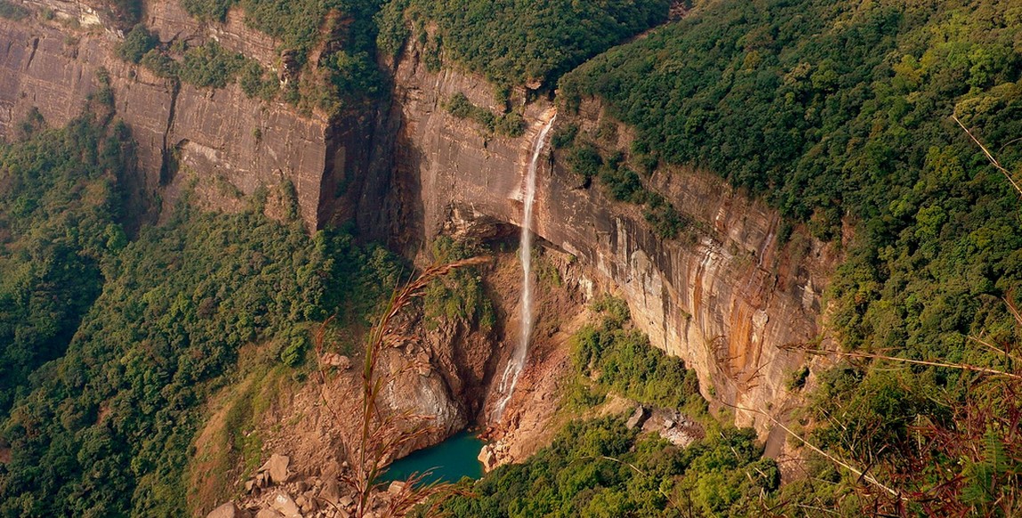 Voyage en Assam et Arunachal Pradesh, cascade près de Bomdilla