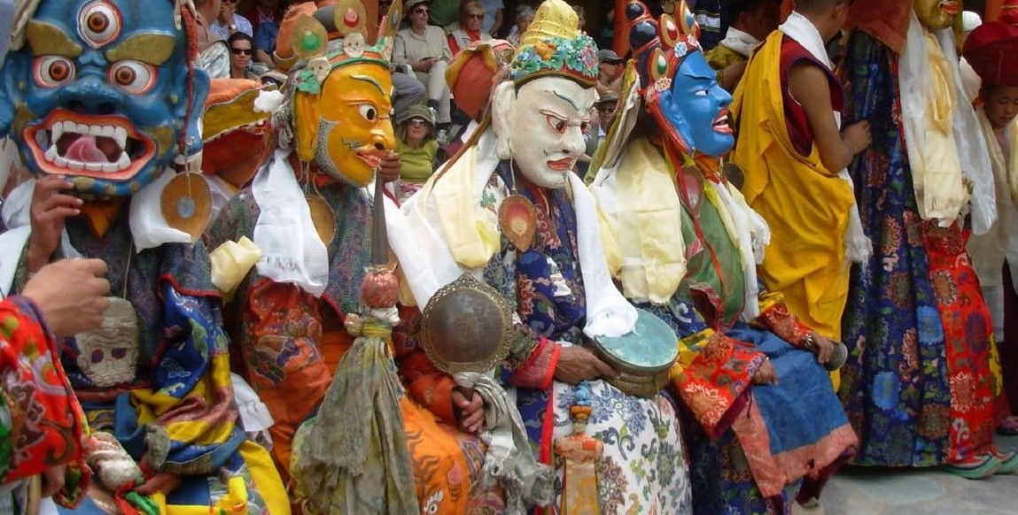 Voyage au Ladakh, masques Ladakhi