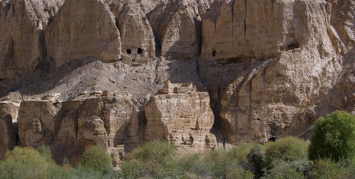 Trek au Ladakh, vallée de Markha - grottes