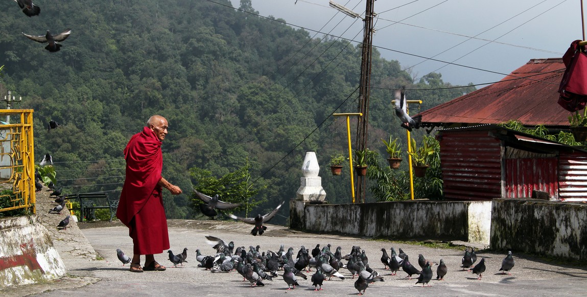 Voyage au Sikkim, monastère de Rumtek