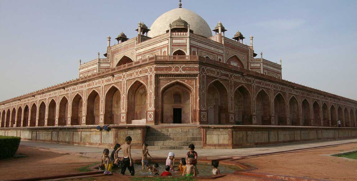 voyage au Rajasthan, tombeau d'Humayun à Delhi