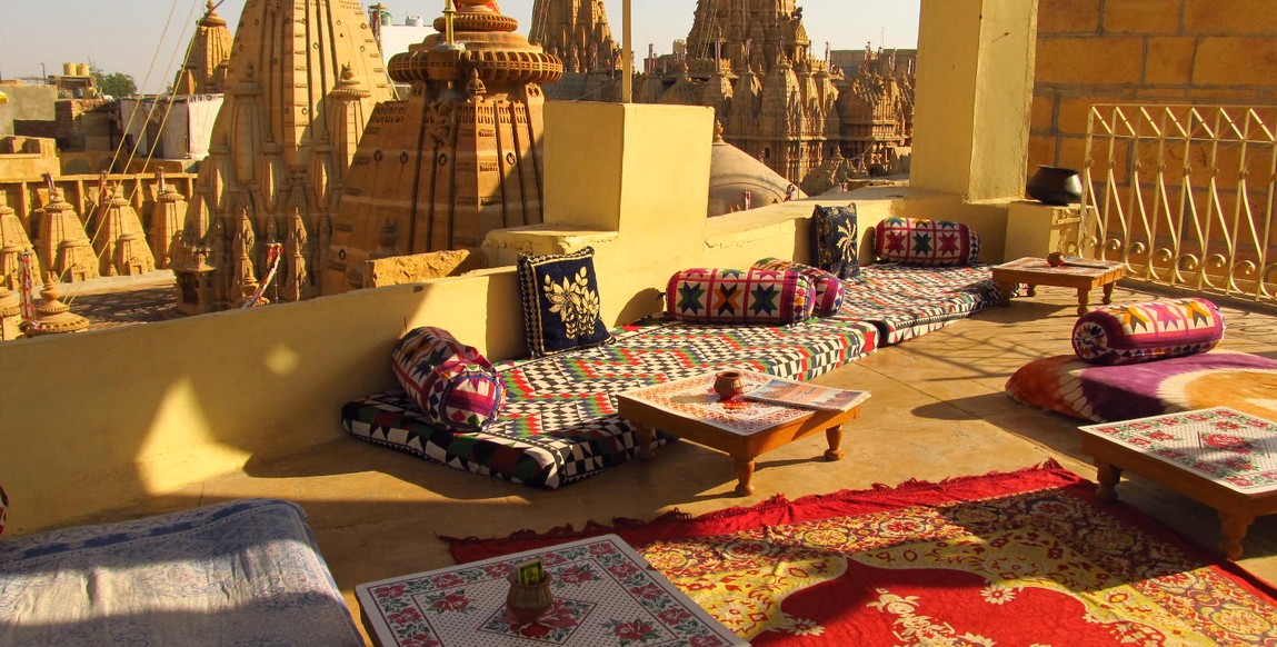 voyage au Rajasthan en liberté, sur les toits de Jaisalmer